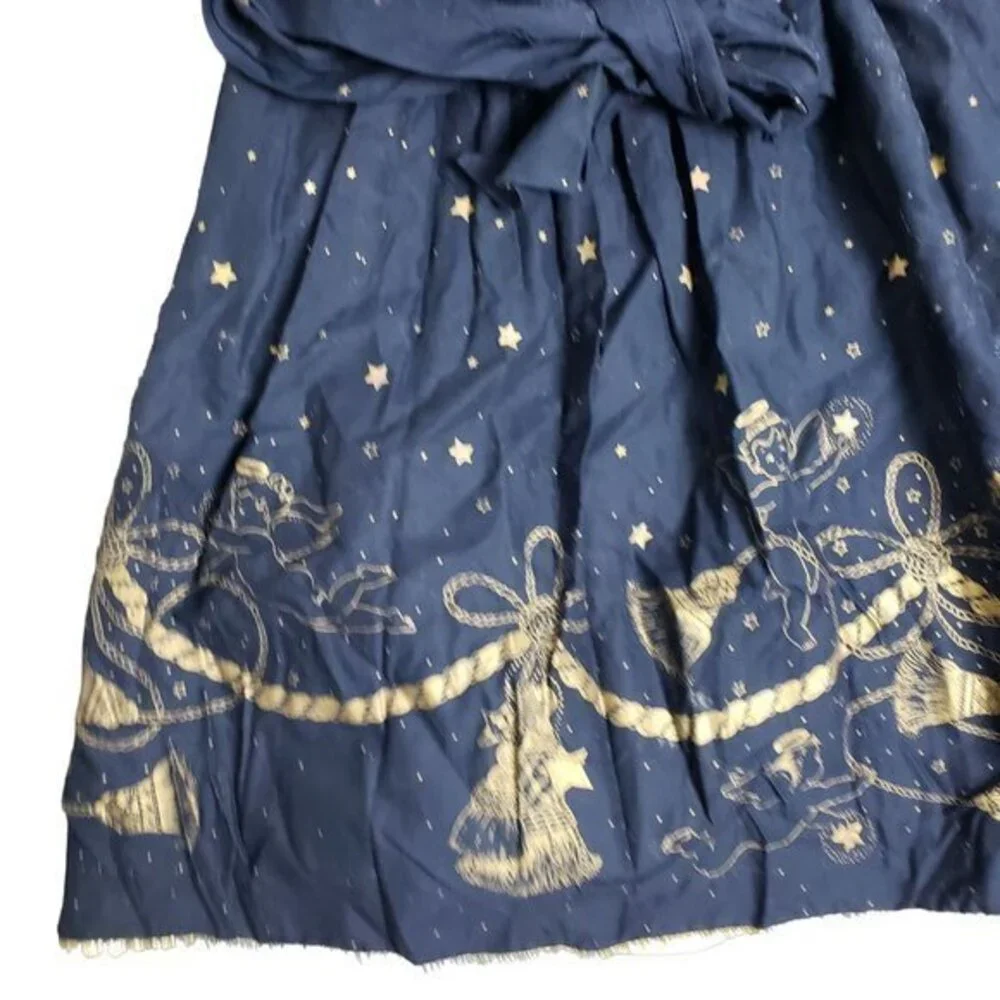 Vintage Daisy Kingdom Size 4 Velvet Tassels Windsor Dress RARE MADE IN‎ USA